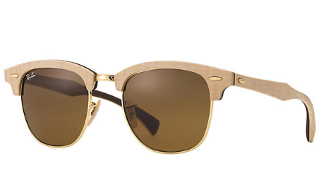 ray ban clubmaster wood frame