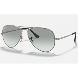 Ray Ban Washed Evolve RB3689 sunglasses – Silver Frame / Light Blue Photochromic Gradient Lens
