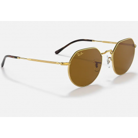 Ray Ban Jack RB3565 sunglasses – Gold Frame / Brown Classic B-15 Lens