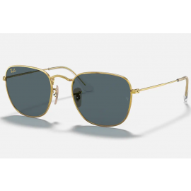 Ray Ban Frank Legend Gold RB3857 sunglasses – Gold Frame / Blue Classic Lens