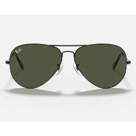 Ray Ban Aviator Metal II RB3026 sunglasses – Black Frame / Green Classic G-15 Lens