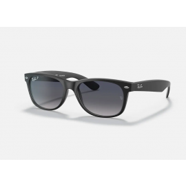 Ray Ban New Wayfarer Classic Black RB2132 Sunglasses Blue/Grey Gradient