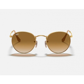 Ray Ban Round Metal RB3447 sunglasses – Gold Frame / Light Brown Gradient Lens