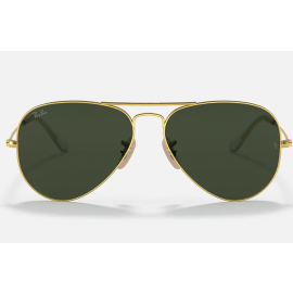 Ray Ban Aviator Aviation Collection RB3025 sunglasses – Gold Frame / Green Classic G-15 Lens