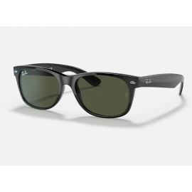 Cheap Ray Ban New Wayfarer Classic Black RB2132 Sunglasses Green Classic G-15