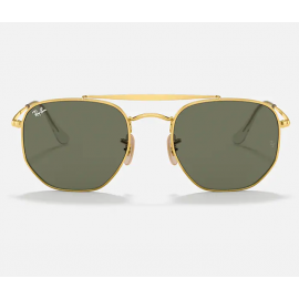 Ray Ban Marshal RB3648 sunglasses – Gold Frame / Green Classic G-15 Lens