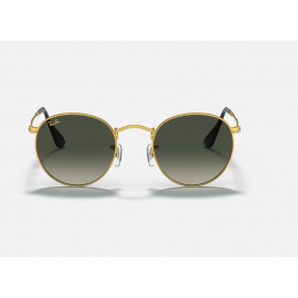 Ray Ban Round Metal RB3447 Sunglasses Gold Grey Gradient