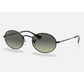Ray Ban Oval Flat Lenses RB3547N sunglasses – Black Frame / Grey Gradient Lens
