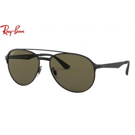 Ray Ban Active RB3606 sunglasses – Black Frame / Green Classic G-15 Lens
