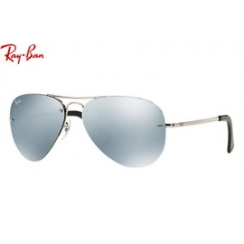 Ray Ban Aviator RB3449 sunglasses – Silver Frame / Silver Mirror Lens
