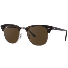 Ray Ban Clubmaster Folding RB2176 sunglasses – Tortoise Frame / Brown Gradient Lens