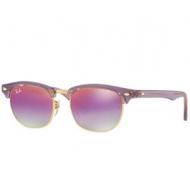 Ray Ban Clubmaster Junior RJ9050S sunglasses – Violet Frame / Violet Gradient Mirror Lens
