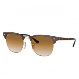 Ray Ban Clubmaster Metal RB3716 sunglasses – Tortoise Frame / Light Brown Gradient Lens