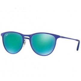 Ray Ban Erika Metal Junior RJ9538S sunglasses – Blue Frame / Green Mirror Lens
