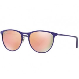 Ray Ban Erika Metal Junior RJ9538S sunglasses – Violet Frame / Copper Mirror Lens