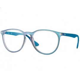 Ray Ban Erika Optics RB7046 eyeglasses – Light Blue Frame / Clear Lens