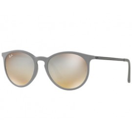 Ray Ban Erika RB4274 sunglasses – Grey; Gunmetal Frame / Silver Gradient Flash Lens
