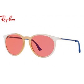 Ray Ban Erika RB4274 sunglasses – Pink; Gunmetal Frame / Red Classic Lens