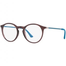 Ray Ban Full Rim Eyeglasses RB7132 – Brown; Blue Frame / Clear Lens