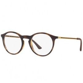 Ray Ban Full Rim Eyeglasses RB7132 – Tortoise; Brown Frame / Clear Lens