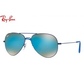 Ray Ban Highstreet RB3558 sunglasses – Blue Frame / Blue Gradient Flash Lens