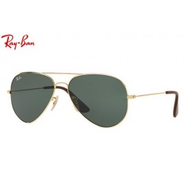 Ray Ban Highstreet RB3558 sunglasses – Gold Frame / Green Classic Lens