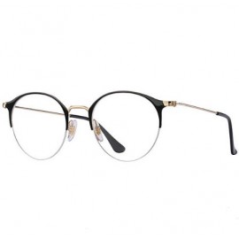 Ray Ban Optics RB3578v eyeglasses – Black; Gold Frame / Clear Lens