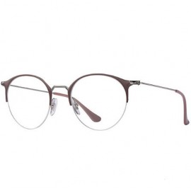Ray Ban Optics RB3578v eyeglasses – Brown; Gunmetal Frame / Clear Lens