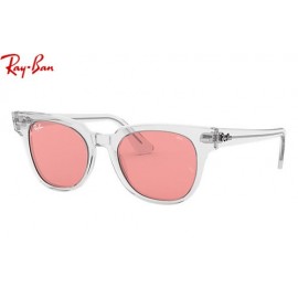 Ray Ban Original Wayfarer Meteor Evolve RB2168 sunglasses – Transparent Frame / Pink Photocromic Lens