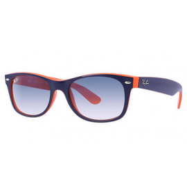 Ray Ban RB2132 New Wayfarer Color Mix sunglasses – Blue Frame / Light Blue Gradient Lens