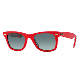 Ray Ban RB2140 Original Wayfarer Rare Prints sunglasses – Red Frame / Grey Gradient Lens