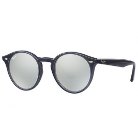 Ray Ban RB2180 Round sunglasses – Grey Frame / Silver Gradient Flash Lens