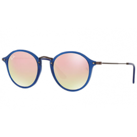 Ray Ban RB2447N Flat Lenses sunglasses – Blue; Brown Frame / Copper Gradient Flash Lens