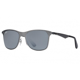 Ray Ban RB3521 Wayfarer Flat Metal sunglasses – Gunmetal Frame / Silver Gradient Mirror Lens