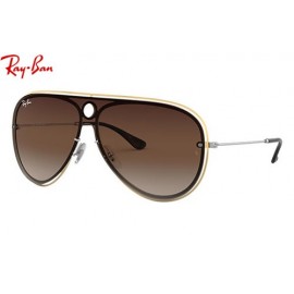 Ray Ban RB3605n sunglasses – Gold; Silver Frame / Brown Gradient Lens