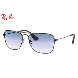 Ray Ban RB3610 Highstreet Sunglasses – Antique Black; Black Frame / Blue Gradient Lens