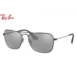 Ray Ban RB3610 Highstreet Sunglasses – Antique Black; Black Frame / Grey Mirror Lens