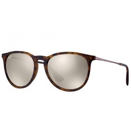 Ray Ban RB4171 Erika @Collection sunglasses – Tortoise; Brown Frame / Gold Mirror Lens