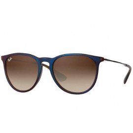 Ray Ban RB4171 Erika Classic sunglasses – Brown; Silver Frame / Brown Gradient Lens