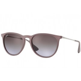 Ray Ban RB4171 Erika Classic sunglasses – Brown; Silver Frame / Brown/Violet Gradient Lens