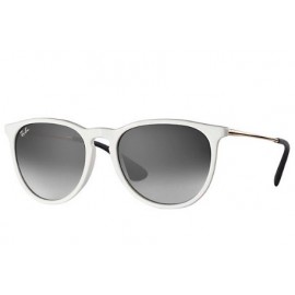 Ray Ban RB4171 Erika Classic sunglasses – White; Gold Frame / Grey Gradient Lens