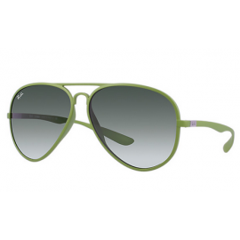 Ray Ban RB4180 Aviator Liteforce sunglasses – Green Frame / Green Gradient Lens