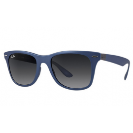 Ray Ban RB4195 Wayfarer Liteforce sunglasses – Blue Frame / Grey Gradient Lens