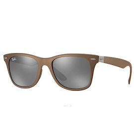 Ray Ban RB4195 Wayfarer Liteforce sunglasses – Brown Frame / Grey Mirror Lens