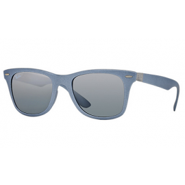 Ray Ban RB4195 Wayfarer Liteforce sunglasses – Silver Frame / Grey Gradient Mirror Lens