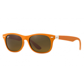 Ray Ban RB4207 New Wayfarer Liteforce sunglasses – Orange Frame / Brown Classic B-15 Lens