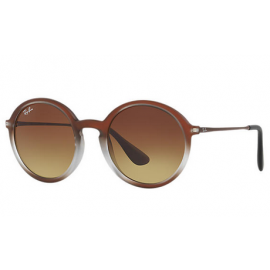 Ray Ban RB4222 Round sunglasses – Brown Frame / Brown Gradient Lens