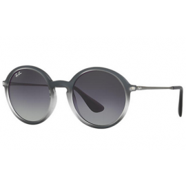 Ray Ban RB4222 Round sunglasses – Grey; Gunmetal Frame / Grey Gradient Lens