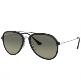 Ray Ban RB4298 sunglasses – Black; Silver Frame / Grey Gradient Lens