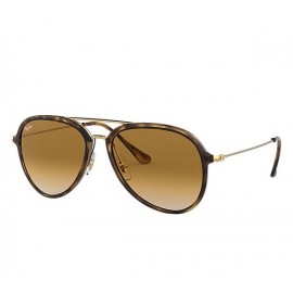 Ray Ban RB4298 sunglasses – Tortoise; Gold Frame / Light Brown Gradient Lens